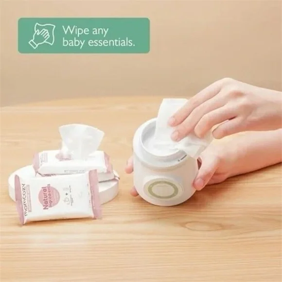 NWT Momcozy Portable Bottle Warmer, Green & White, MW03 - Picture 2 of 9